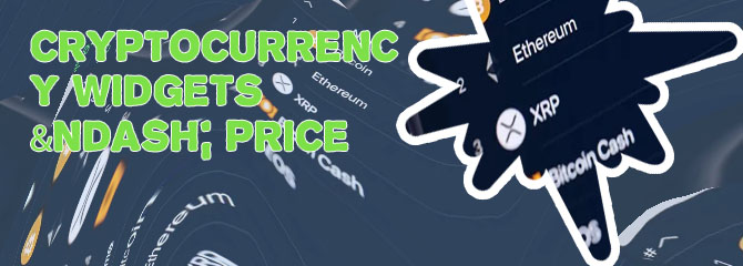 Crypto price widget